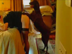 Woman wants dog fuck